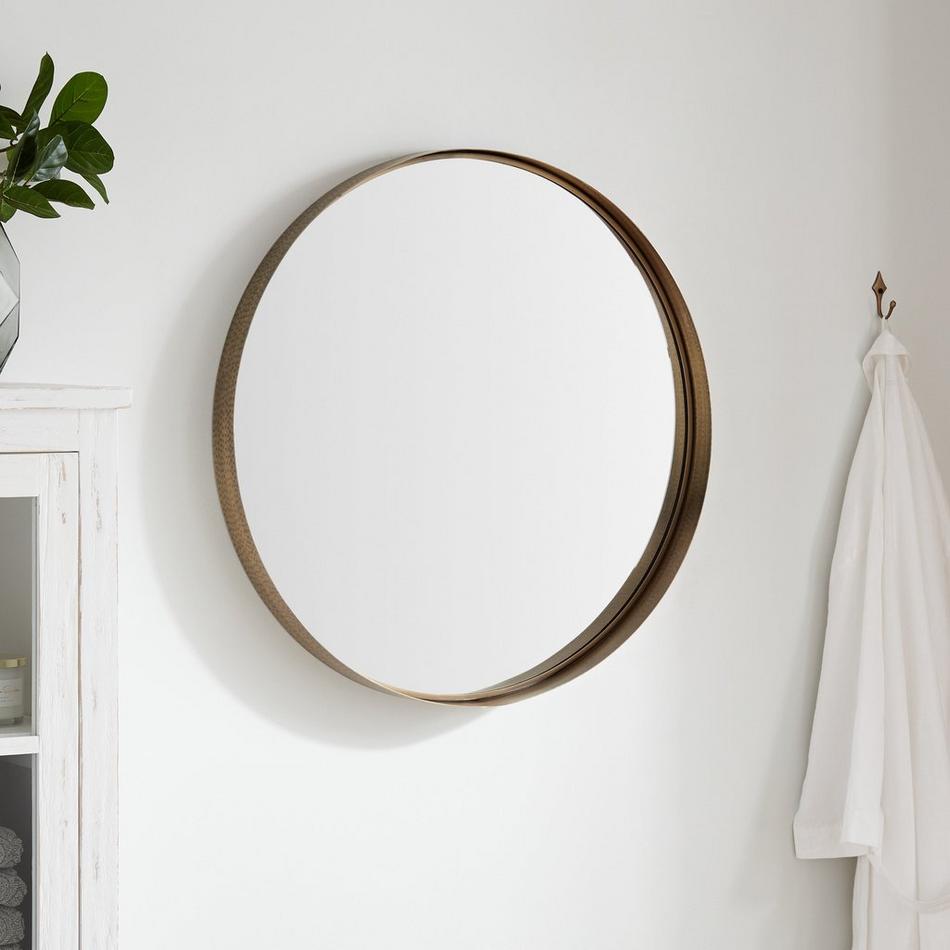 Palora Round Decorative Vanity Mirror, , large image number 1