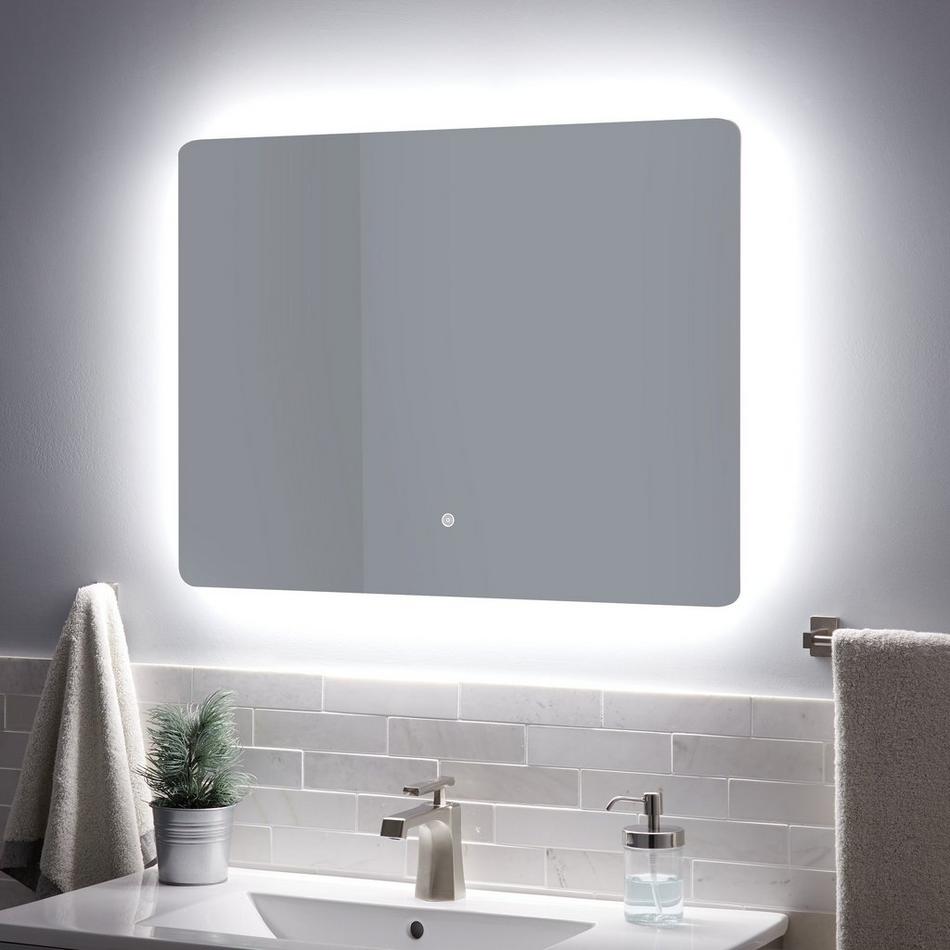 Fleming Lighted Mirror with Tunable LED, , large image number 1