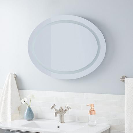 Ritchie Oval Lighted Mirror with Tunable LED