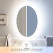 Fahlman Oval Lighted Mirror with Tunable LED, , large image number 2