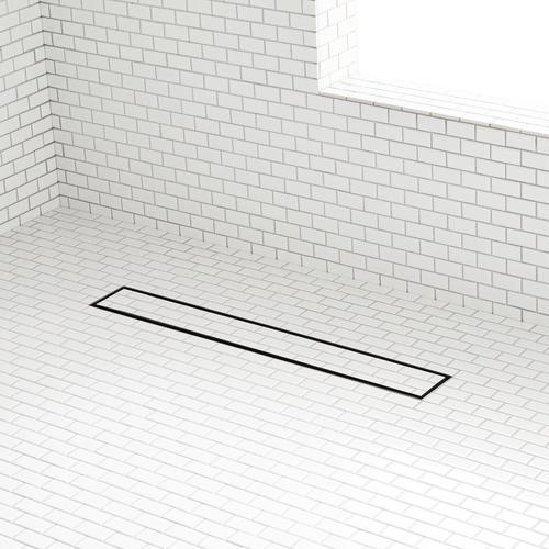 Cohen Linear Tile-In Shower Drain in Matte Black