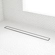 40" Cohen Linear Tile-In Shower Drain - with Drain Flange - Matte Black, , large image number 0