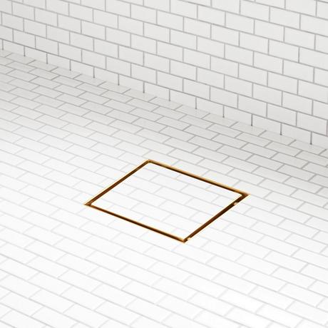 Cohen Square Tile-In Shower Drain  with Drain Flange