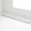 60" Cohen Linear Tile-In Shower Drain - with Drain Flange - Matte Black, , large image number 0