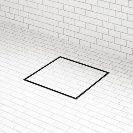 Cohen Square Tile-In Shower Drain  with Drain Flange