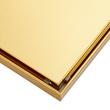 8" Cohen Square Tile-In Shower Drain - with Drain Flange - Polished Brass, , large image number 0