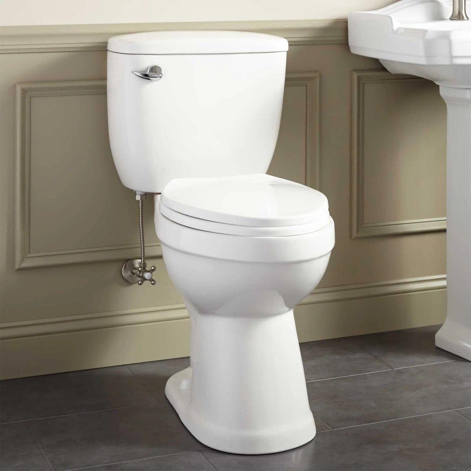 Two piece toilet