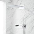 Hollyn Simple Select Thermostatic Shower System with Dual-Function Shower Head and Hand Shower, , large image number 1