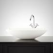 Centauri Matte Resin Vessel Sink - Speckled White, , large image number 0