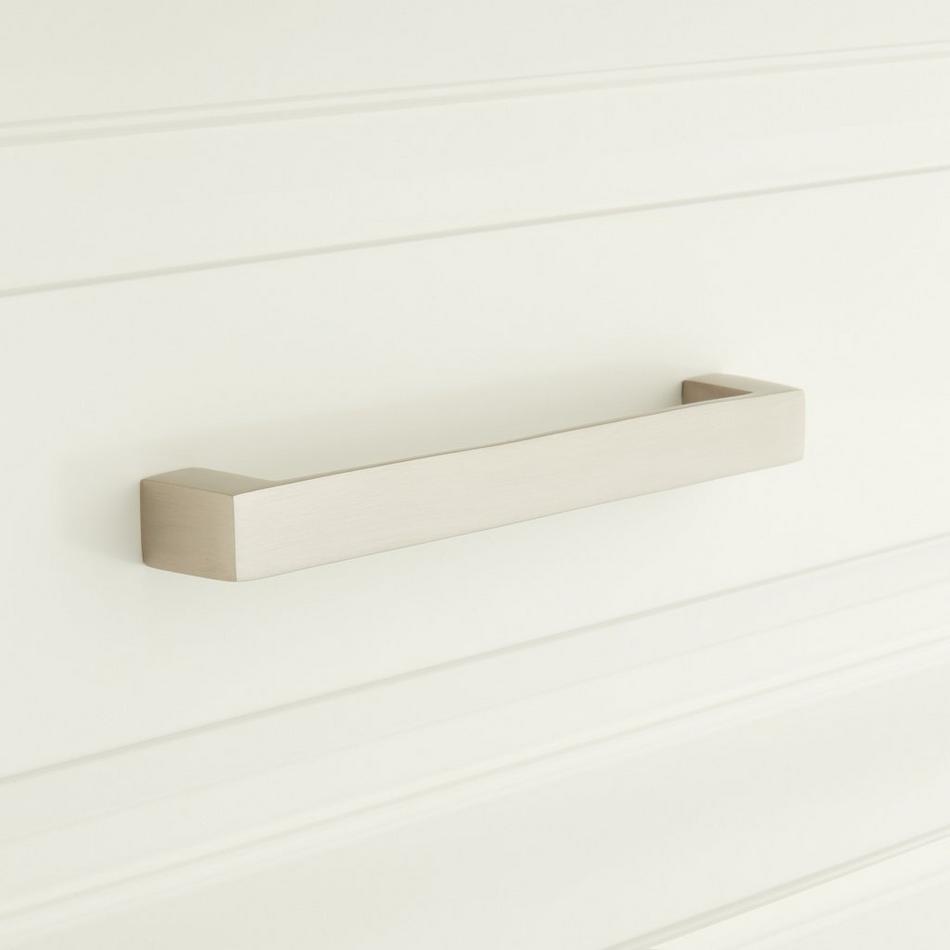 7" Gebara Brass Cabinet Pull - Brushed Nickel, , large image number 0