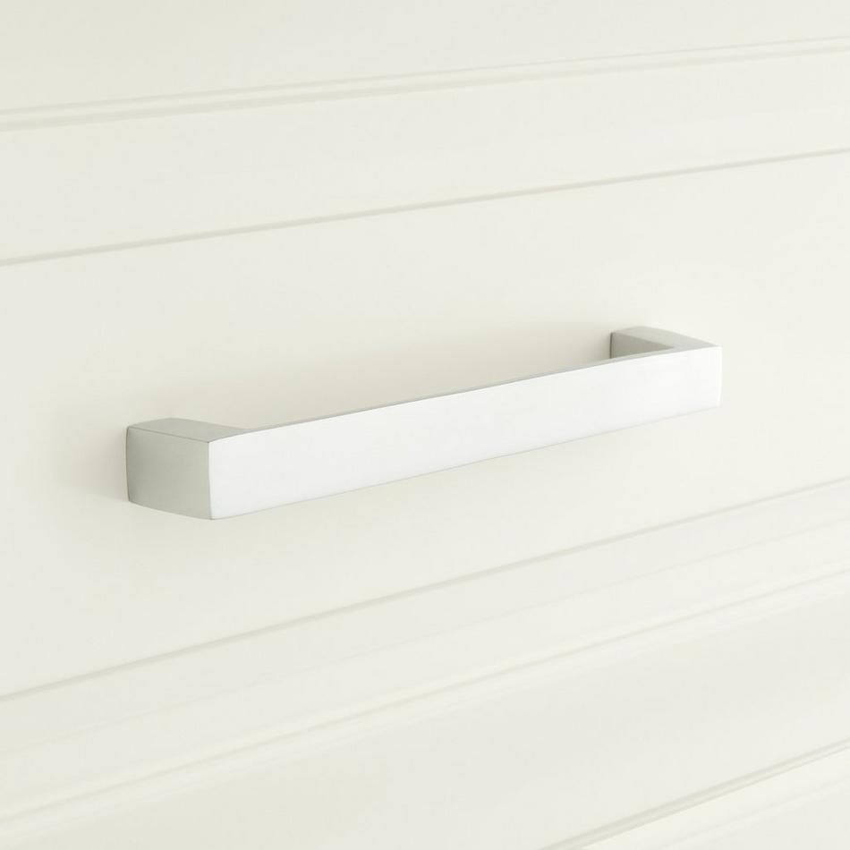 5" Gebara Brass Cabinet Pull - Satin Chrome, , large image number 0
