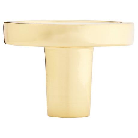 Kumano Round Yellow Mother of Pearl Cabinet Knob