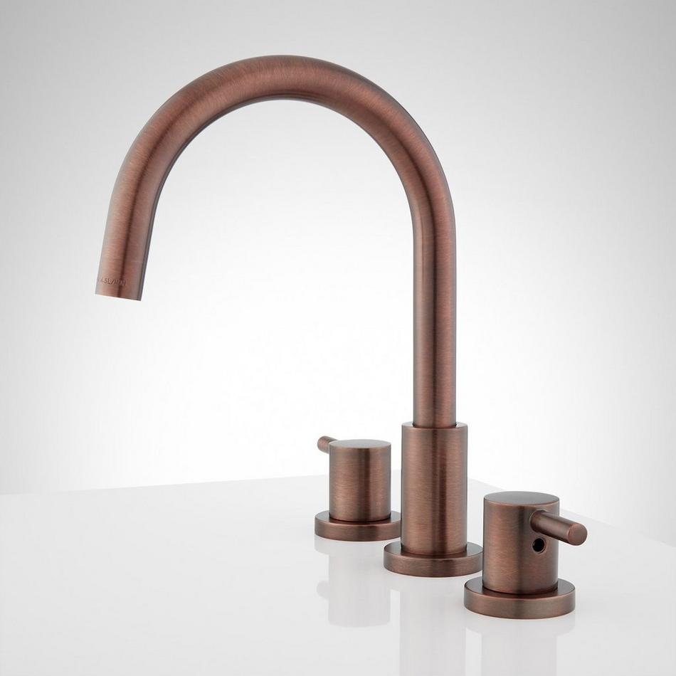 Rotunda Widespread Faucet - Lever Handles - Overflow - Brushed Nickel, , large image number 5