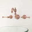Vintage Wall-Mount Bathroom Faucet - Lever Handles - Oil Rubbed Bronze, , large image number 0