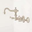 Vintage Wall-Mount Bathroom Faucet - Lever Handles - Oil Rubbed Bronze, , large image number 5