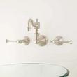 Vintage Wall-Mount Bathroom Faucet - Lever Handles - Oil Rubbed Bronze, , large image number 4
