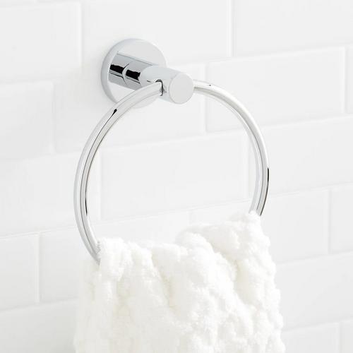 Rotunda Towel Ring in Chrome