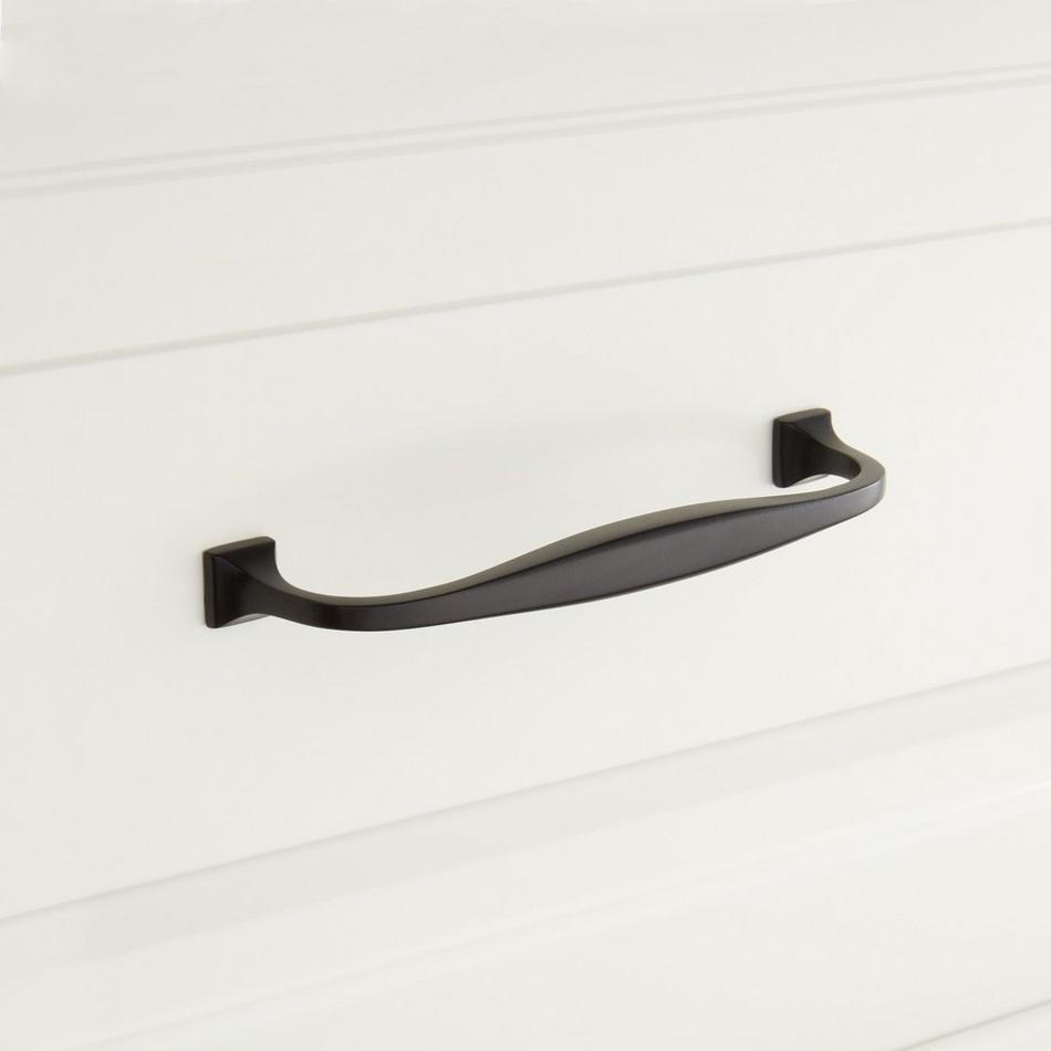 4-7/8" Dowling Solid Brass Cabinet Pull - Matte Black, , large image number 0