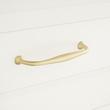 6-1/4" Padilla Solid Brass Cabinet Pull - Satin Brass, , large image number 0