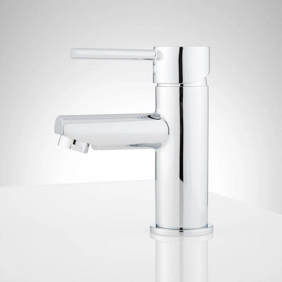 Rotunda Straight Spout Single-Hole Faucet with Pop-Up Drain, , large image number 2