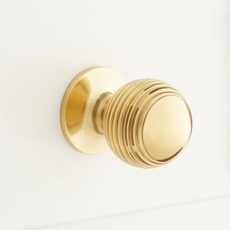 Garneau Solid Brass Round Cabinet Knob