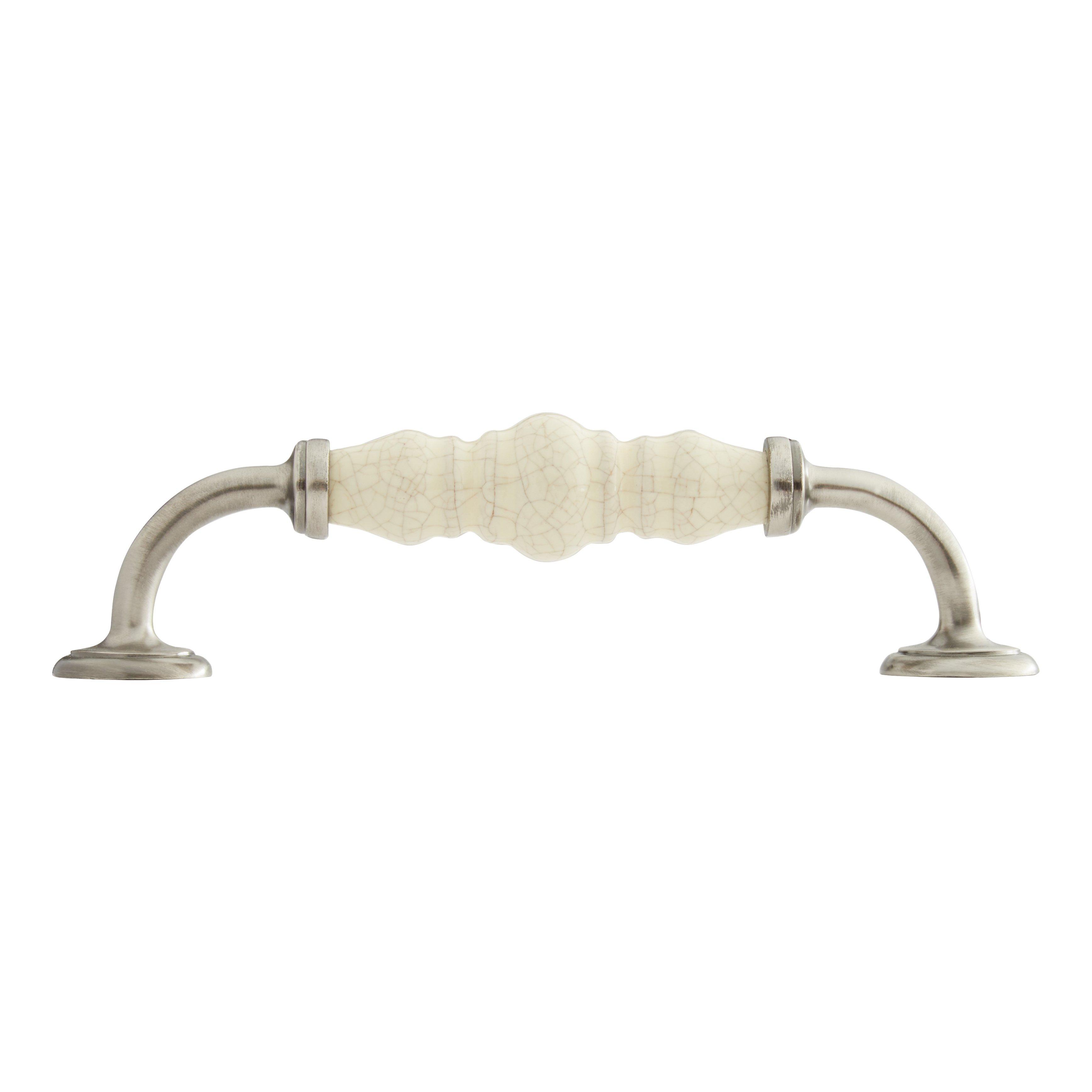 Broward Crackled Ceramic Cabinet Pull Signature Hardware