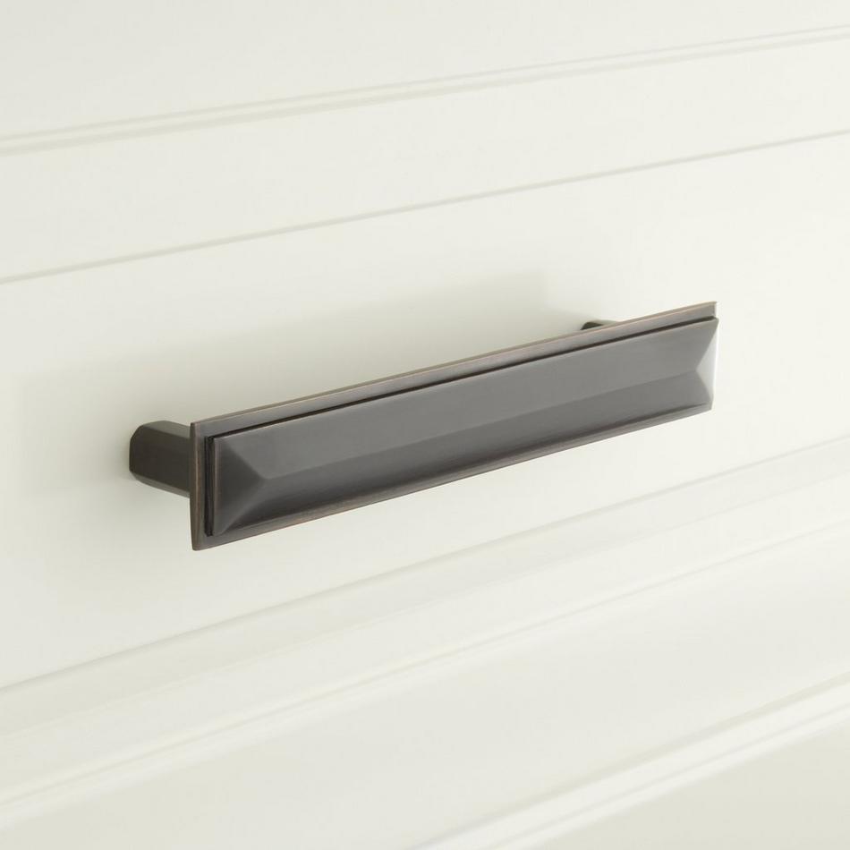 6" Bresnick Solid Bronze Cabinet Pull - Dark Bronze, , large image number 0