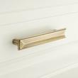 9" Bresnick Solid Brass Cabinet Pull - Antique Brass, , large image number 0