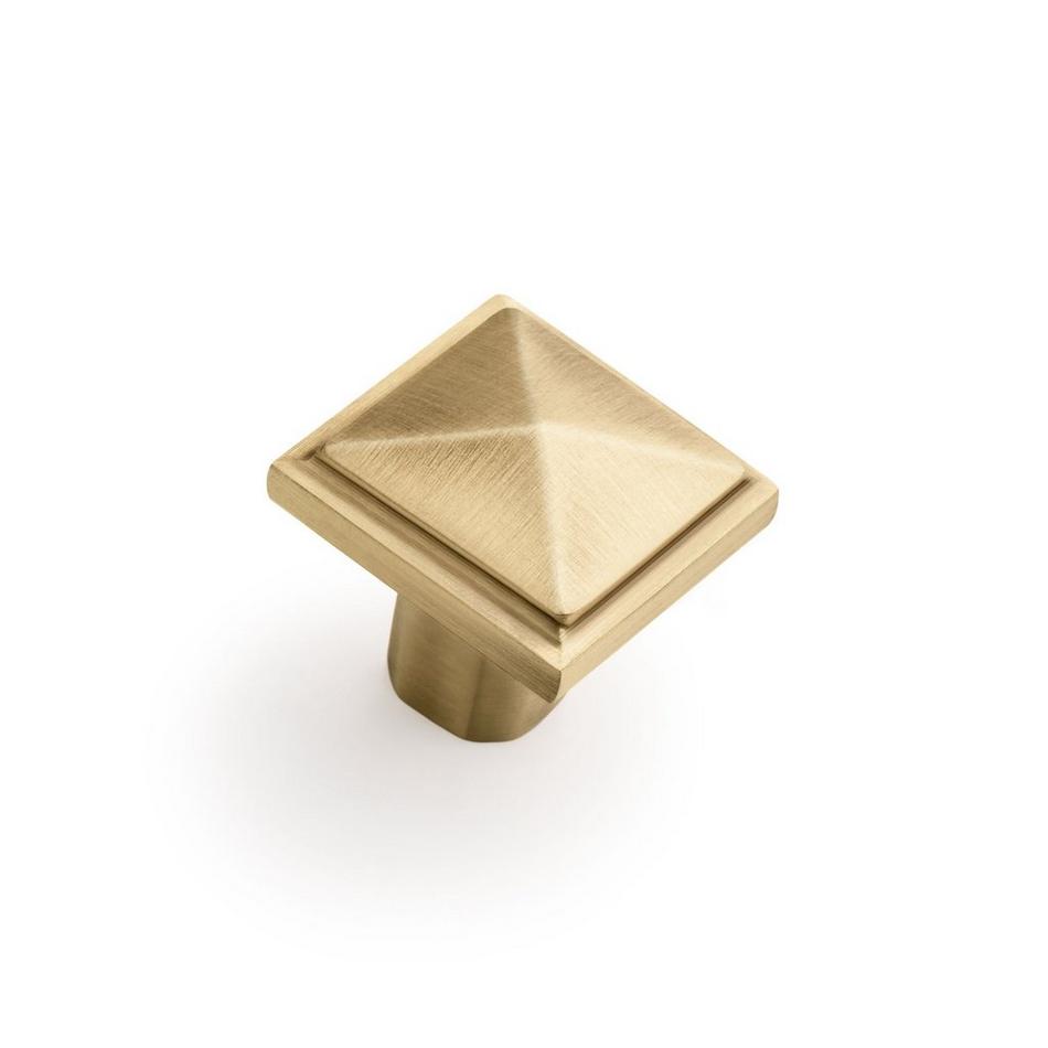 Bresnick Solid Brass Cabinet Knob - Antique Brass, , large image number 0