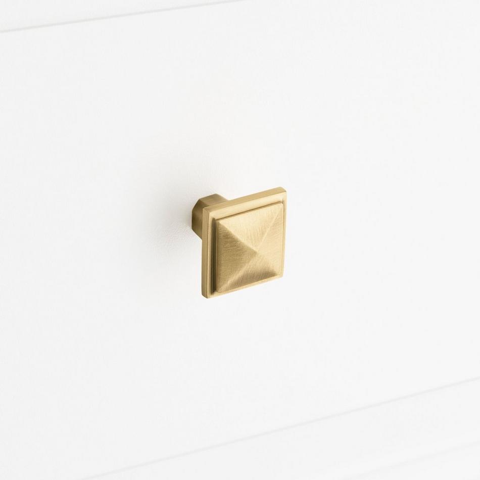 Bresnick Solid Brass Cabinet Knob - Antique Brass, , large image number 3