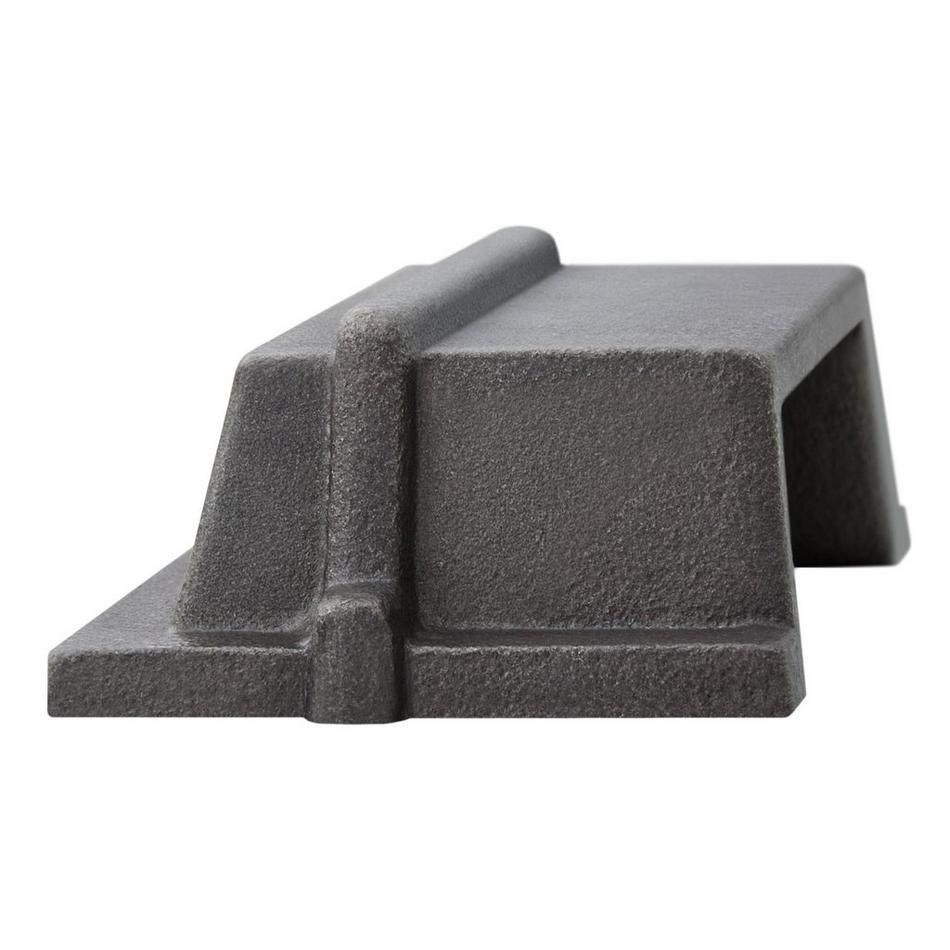 Marta Cast Iron Bin Pull - Antique Iron, , large image number 2