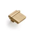 Marta Solid Brass Finger Pull - Antique Brass, , large image number 0