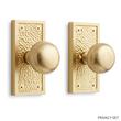 Traeger Solid Brass Interior Door Set - Knob - Privacy, , large image number 3