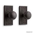 Traeger Bronze Passage Interior Door Set - Knob - 2-3/4" Backset - Dark Bronze, , large image number 1