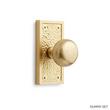 Traeger Solid Brass Interior Door Set - Knob - Dummy, , large image number 1