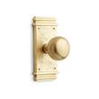 Griggs Brass Dummy Interior Door Set - Knob - Satin Brass, , large image number 0