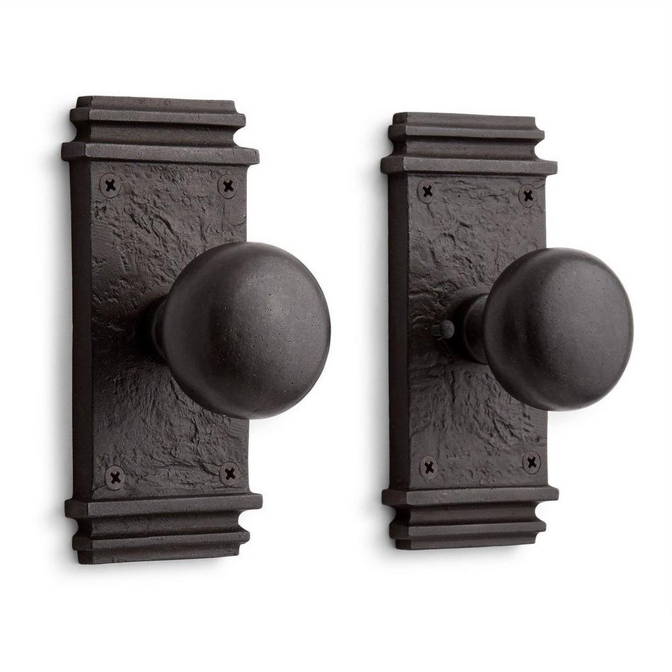 Griggs Bronze Privacy Interior Door Set - Knob - 2-3/4" Backset - Dark Bronze, , large image number 0