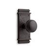 Griggs Bronze Dummy Interior Door Set - Knob - Dark Bronze, , large image number 0