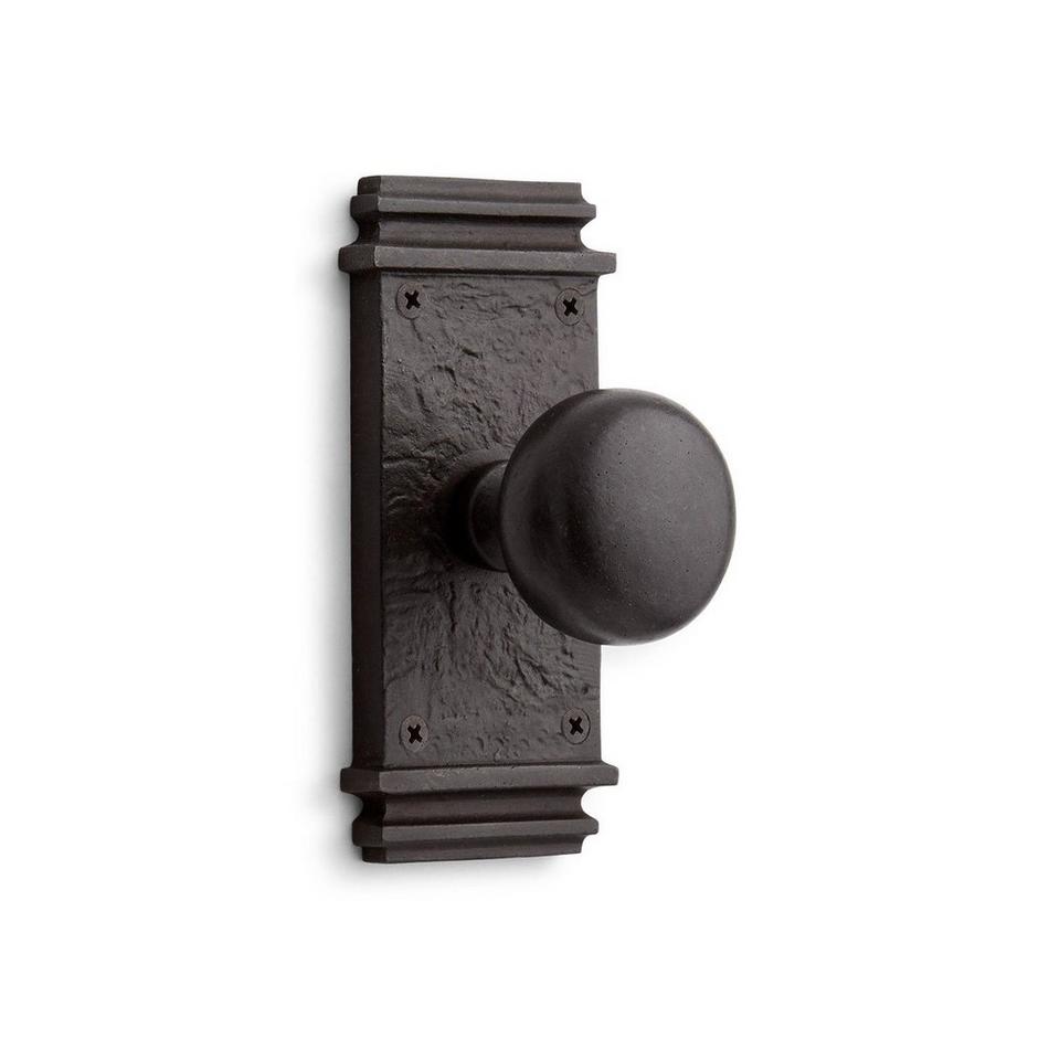 Griggs Bronze Dummy Interior Door Set - Knob - Dark Bronze, , large image number 0