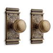 Griggs Brass Passage Interior Door Set - Knob - 2-3/4" Backset - Antique Brass, , large image number 0