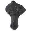 66" Goodwin Cast Iron Clawfoot Tub - Black Feet - No Tap Holes - Rolled Rim - Black - No Drain, , large image number 2