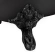 72" Lena Cast Iron Clawfoot Tub - Black Monarch Imperial Feet - Black, , large image number 2