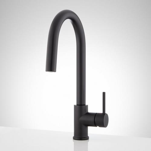 Ravenel Pull-Down Kitchen Faucet in Matte Black