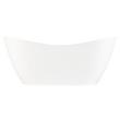 72" Sheba Acrylic Double-Slipper Tub - White Drain Trim, , large image number 2