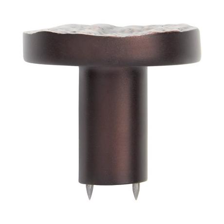 Tree Bark Pattern Solid Brass Round Cabinet Knob