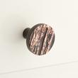 Tree Bark Pattern Solid Brass Round Cabinet Knob, , large image number 2