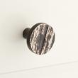 Tree Bark Pattern Solid Brass Round Cabinet Knob, , large image number 0