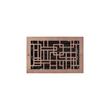 Baer Steel Wall Register - Oil Rubbed Bronze - 6" x 10" (7-1/4" x 11-3/8" Overall), , large image number 0