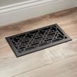 Ballas Steel Wall Register - Black - 6" x 12" (7-1/4" x 13-3/8" Overall), , large image number 0