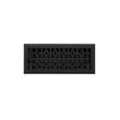 Appert Steel Wall Register - Black - 4" x 12" (5-1/4" x 13-3/8" Overall), , large image number 0
